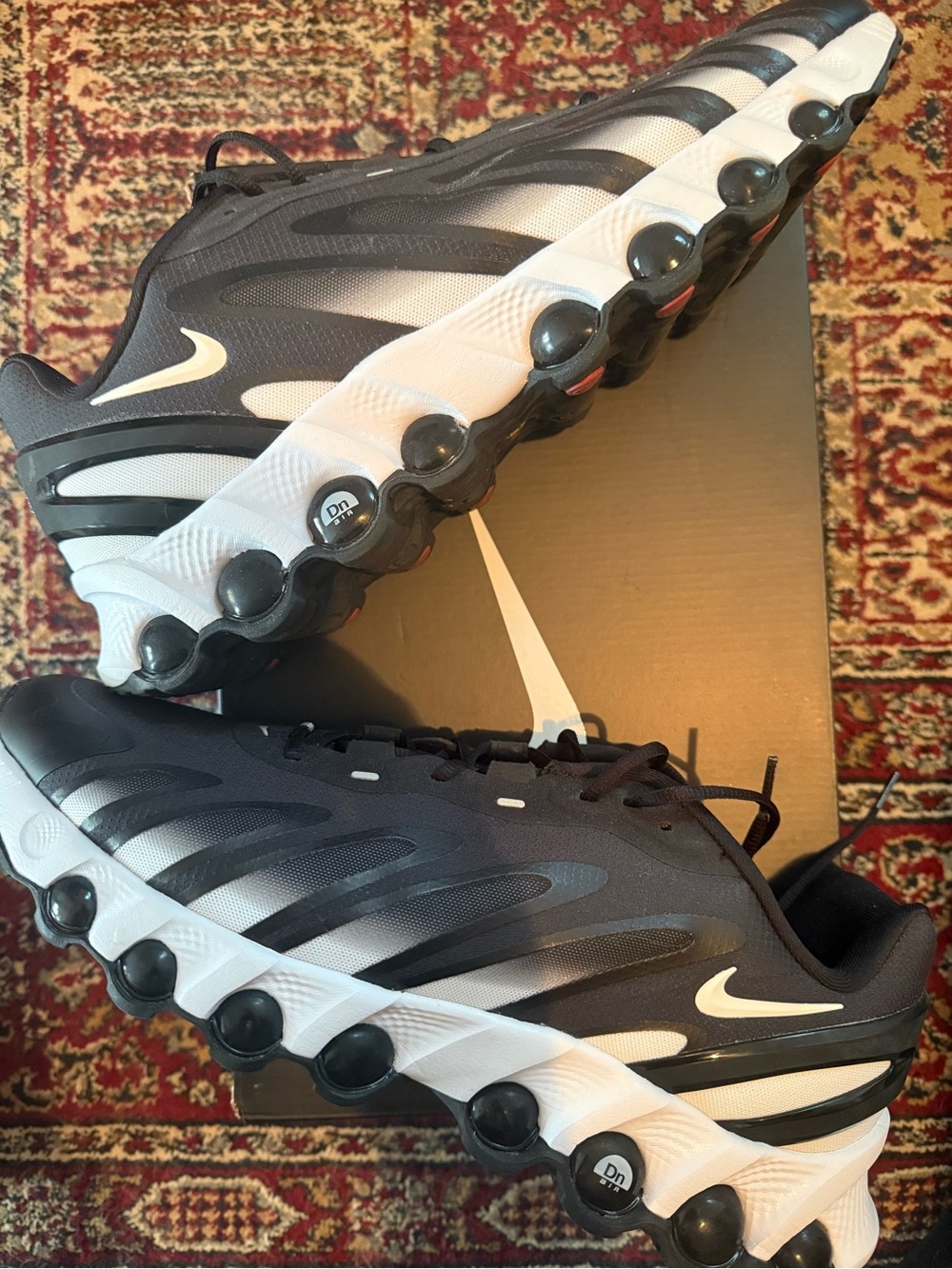 Nike Air Max DN8 Black White Cushioning Athletic Shoes